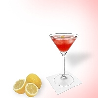 Cosmopolitan im Martini-Glas.