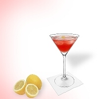 Cosmopolitan im Martini-Glas.