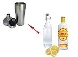 Gin Sour Zubereitung: Shaken